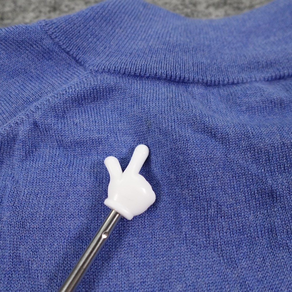 Peter Millar Sweater Vest Mens Large‎ Merino Wool Silk Blend Half Zip Pullover - Picture 6 of 10